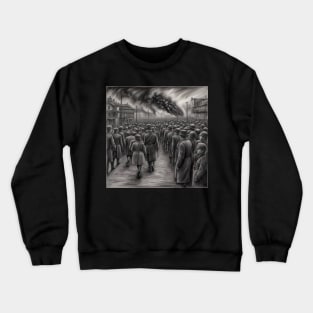 Schindler's list inspired art Crewneck Sweatshirt